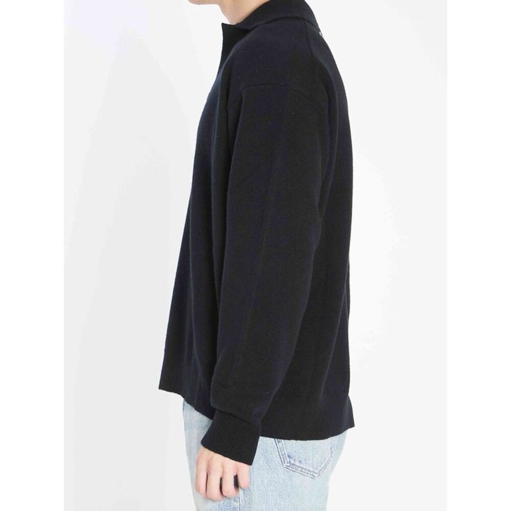 Roberto Collina Men Wool And Cashmere Over Polo - Picture 3 of 4